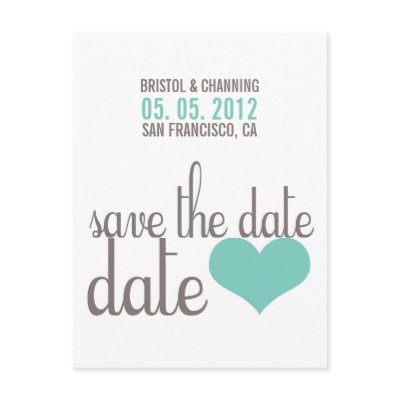 SAVE THE DATE Postcard