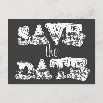 Save the Date postcards