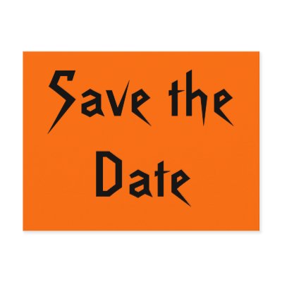 Save the Date Postcard