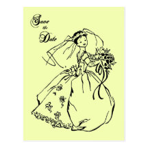 Save The Date Postcard