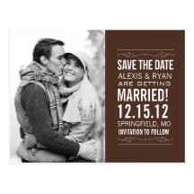 Save The Date Postcard