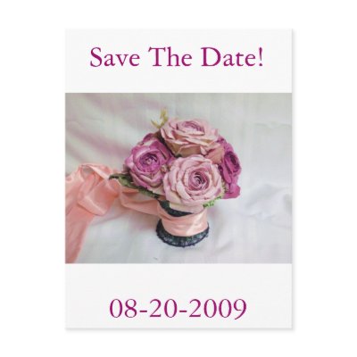 Save The Date Postcard - Customize it!
