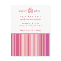 Save The Date Postcard-Modern Stripes by twoheartsshoppe Save The Date Postcard-Modern Stripes