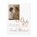 Save the Date Postcard Photo 01