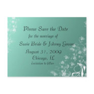 Save the Date Postcard with Photo Template postcard