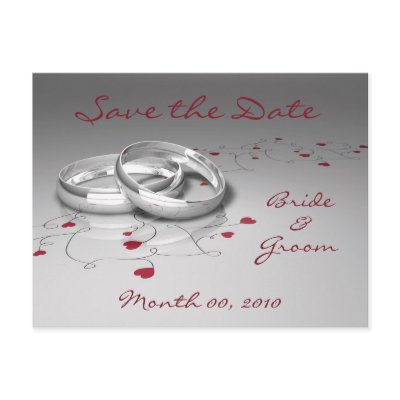 Save the Date postcards