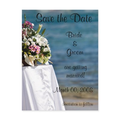 Save the Date postcards