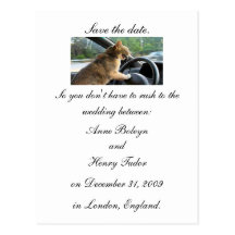 Save the date. postcards
