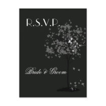 Save the date postcards tree branches
