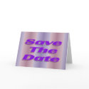 save the date purple cards