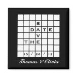 Save The Date Puzzle magnets