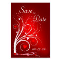 Save the Date - Red Hearts Profile Card profilecard