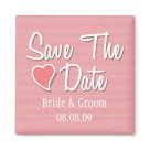 square_magnet - Sweet save the date magnet for your wedding.