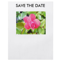 "SAVE THE DATE"  RED ROSE  FLYER