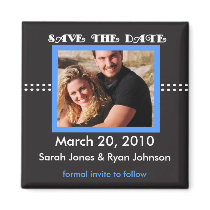 Save the Date Refrigerator Magnet