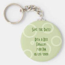 Save the Date! Retro Keychain