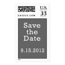Save the Date Rockwell Font 32 cents Postage Stamp