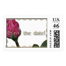 Save the date Rose 1A postage by APGWeddings Save the date Rose 1A postage