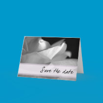 Save the Date Rose Card cards