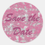 Save the Date - Rose Dance Round Sticker
