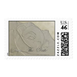 Save the Date Rose Gold Postage