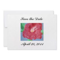 Save the Date Rose Painting Announcements