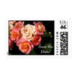 Save the Date Roses Stamps