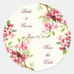 Save the Date Round Stickers