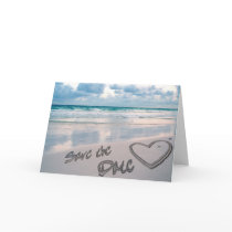 Save the Date Sand Heart cards