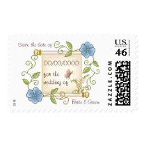 Save the Date Scroll Stamp by Hafapea Save the Date Scroll Stamp