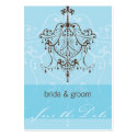 SAVE THE DATE SMALL :: chandelier business cards by edgeplus SAVE THE DATE SMALL :: chandelier business cards