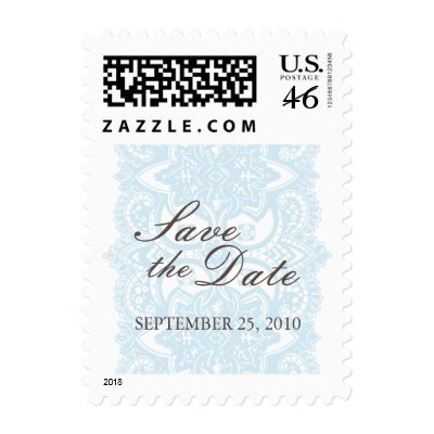 Save The Date Small Postage-Vintage Blossom