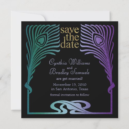Best Peacock Wedding Invitations