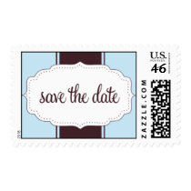Save the Date Stamp Blue