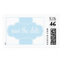 Save the Date Stamp Blue stamp