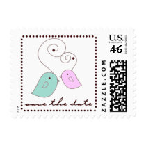 Save the Date Stamp Love Birds
