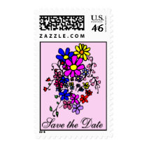 Save the Date stamp pink