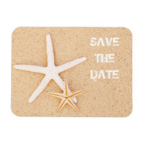 Save the Date Starfish Flexible Magnet