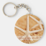 Save the Date Starfish Keychain