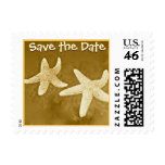 Save the Date Starfish Postage Stamp