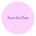 Save the Date stickers
