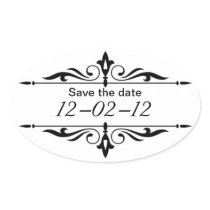 Save the Date Sticker