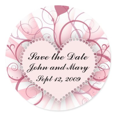 Save the Date Stickers