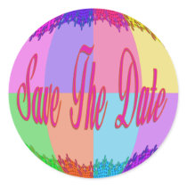 Save The Date Sticker