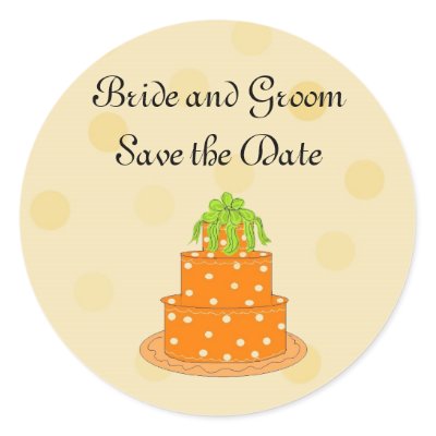 Save the Date stickers