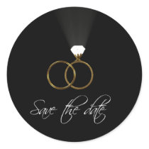 Save the date stickers