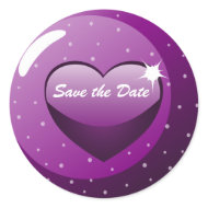 Save the Date sticker