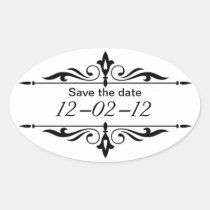Save the Date Sticker stickers