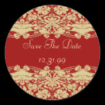 Save The Date Sticker-Personalizable Text