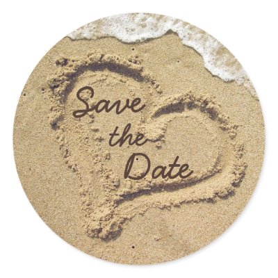 Save the Date Stickers